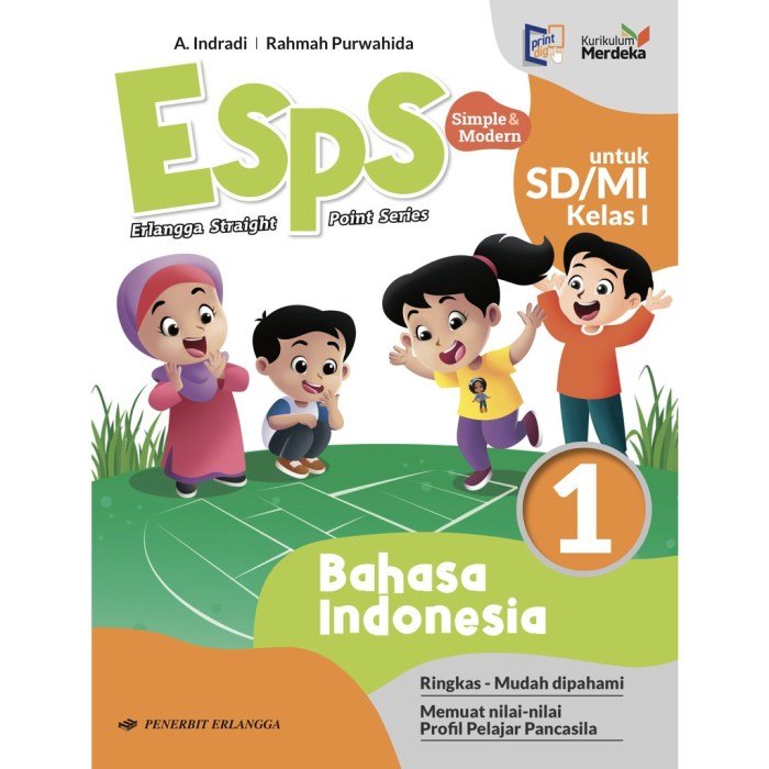 Kunci jawaban bahasa indonesia kelas 1 kurikulum merdeka