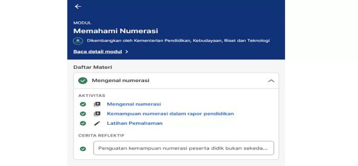 Kunci jawaban pmm modul 1