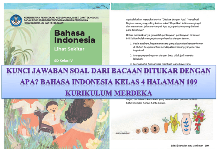 Kunci jawaban bahasa indonesia kelas 4 halaman 109