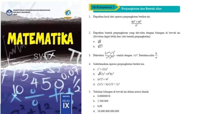 Kunci jawaban matematika kelas 9 halaman 58 62
