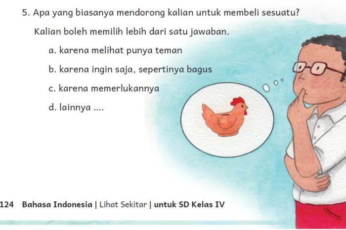 Kunci jawaban bahasa indonesia kelas 4 halaman 124