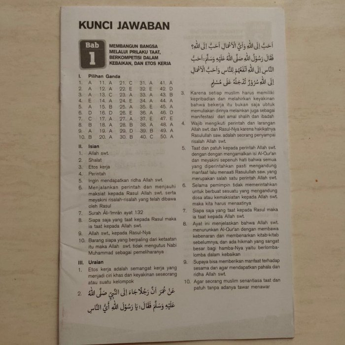 Kunci jawaban kurikulum merdeka