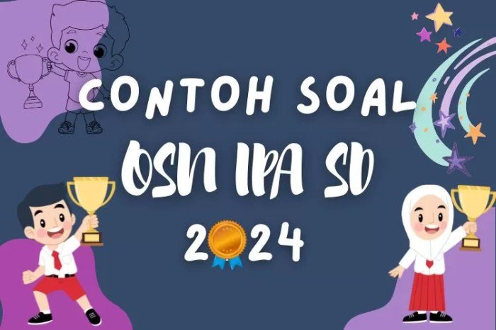 Soal osn ipa sd 2024 dan kunci jawaban