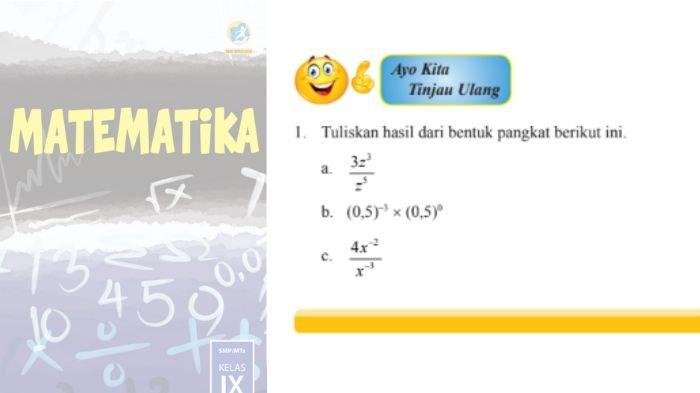 Kunci jawaban matematika kelas 9 halaman 54