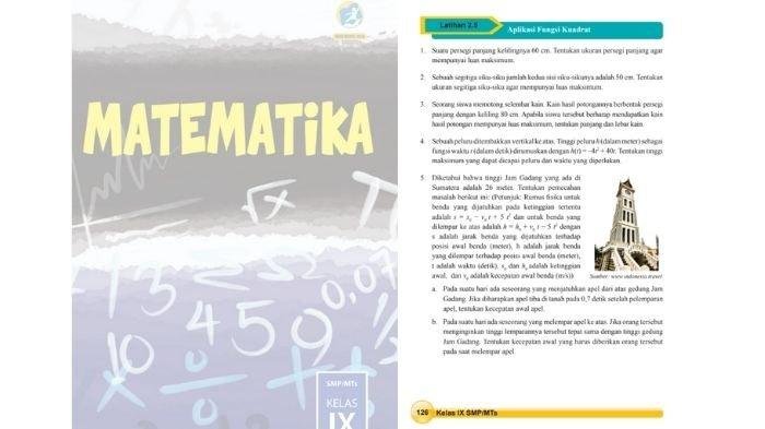 Kunci jawaban matematika kelas 9 halaman 126