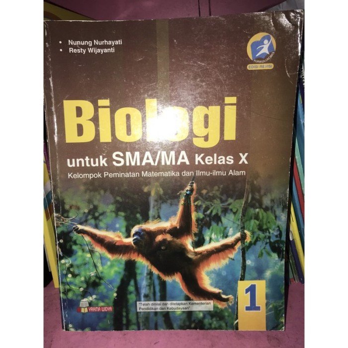 Kunci jawaban buku biologi kelas 10 kurikulum 2013