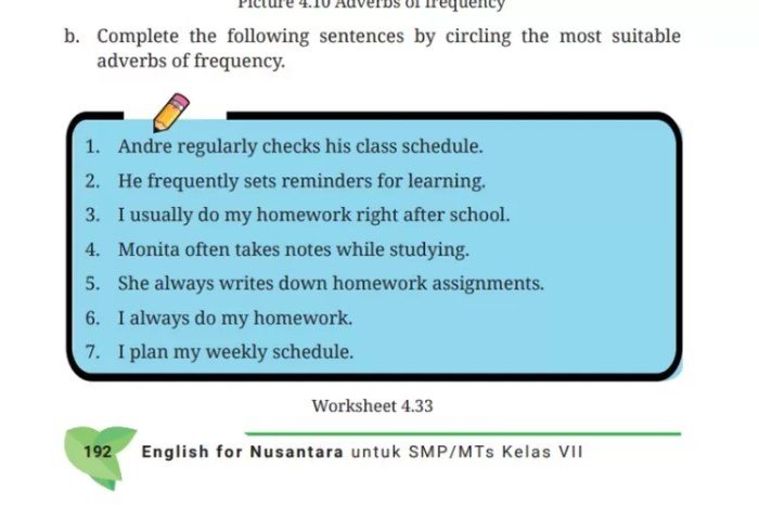 Kunci jawaban bahasa inggris kelas 7 kurikulum merdeka