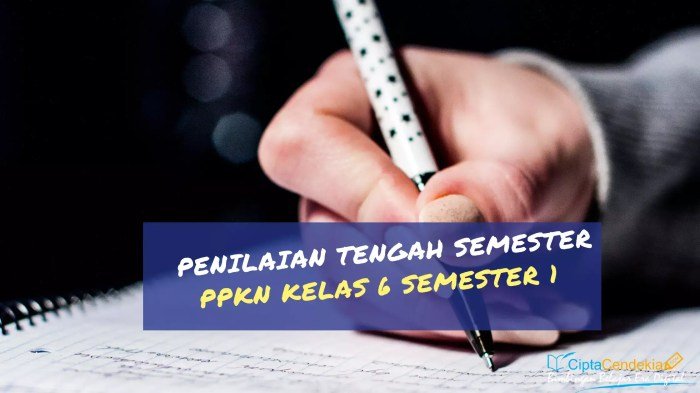 Soal pts kelas 6 semester 1 dan kunci jawaban