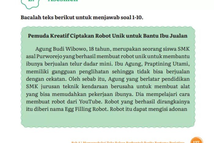 Kunci jawaban bahasa indonesia kelas 11 halaman 6 kurikulum merdeka
