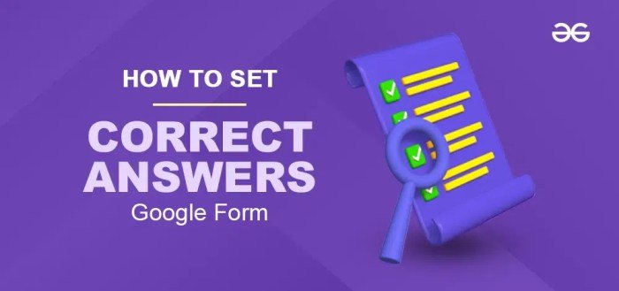 Cara membuat kunci jawaban di google form