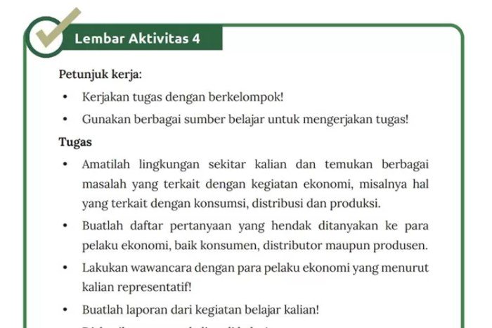 Kunci jawaban ekonomi kelas 10 kurikulum merdeka