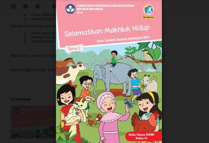 Kunci jawaban tema 1 kelas 6 halaman 100