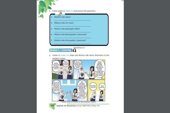 Kunci jawaban bahasa inggris kelas 7 hal 105