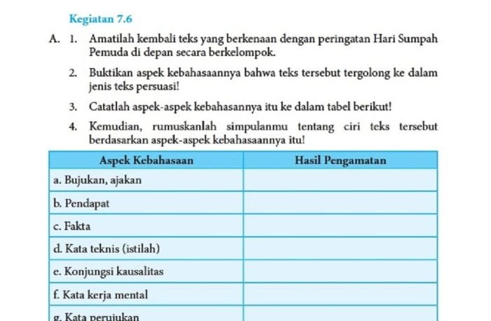 Kunci jawaban bahasa indonesia kelas 8 halaman 124