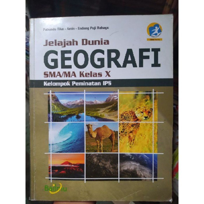 Kunci jawaban buku geografi kelas 10 kurikulum 2013