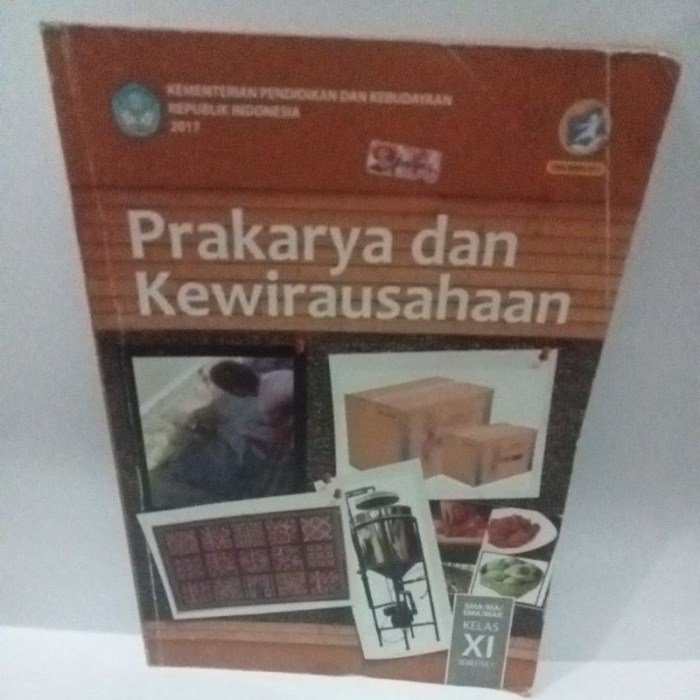Kunci jawaban buku prakarya dan kewirausahaan kelas 11 semester 2