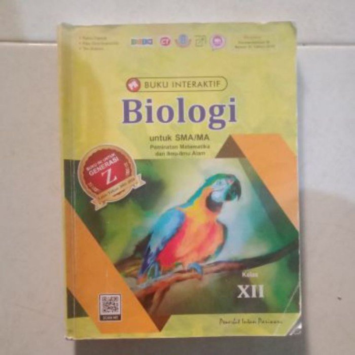 Kunci jawaban biologi kelas 11 semester 2 intan pariwara