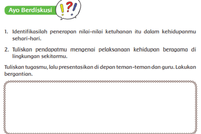 Kunci jawaban tema 7 kelas 6 halaman 89