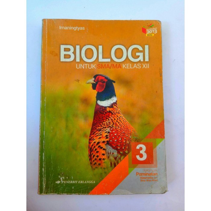 Kunci jawaban buku biologi erlangga kelas 12 kurikulum 2013 revisi