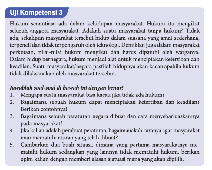 Kunci jawaban pjok kelas 8 halaman 73