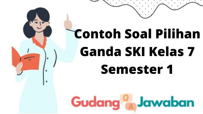Soal ski kelas 7 semester 2 dan kunci jawaban