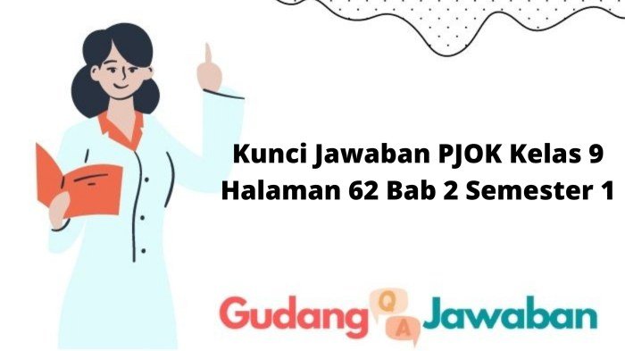 Kunci jawaban pjok kelas 9 halaman 62