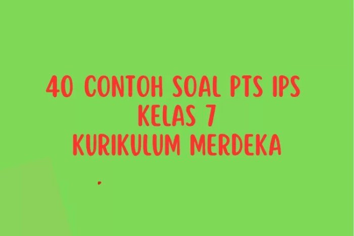 Soal ips kelas 7 semester 1 beserta kunci jawaban