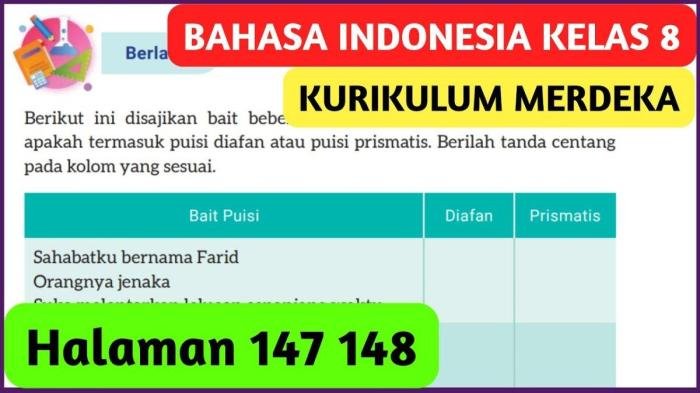 Kunci jawaban bahasa indonesia kelas 8 halaman 147