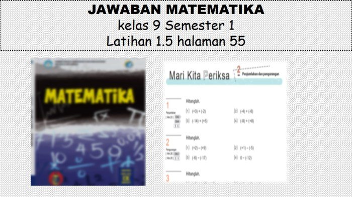 Kunci jawaban matematika kelas 9 semester 1 halaman 10