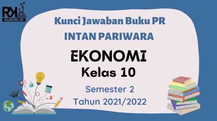 Kunci jawaban ekonomi kelas 12 intan pariwara