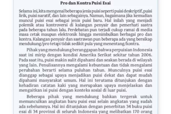 Kunci jawaban bahasa indonesia kelas 10 halaman 143