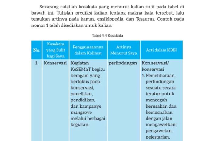 Kunci jawaban bahasa indonesia kelas 7 halaman 111 kurikulum merdeka