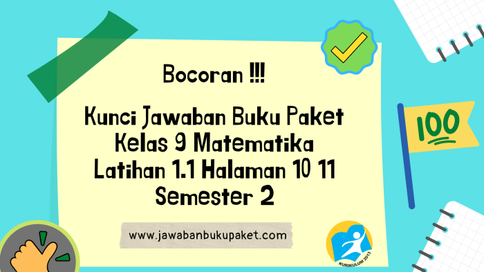Kunci jawaban matematika kelas 9 semester 1 halaman 10