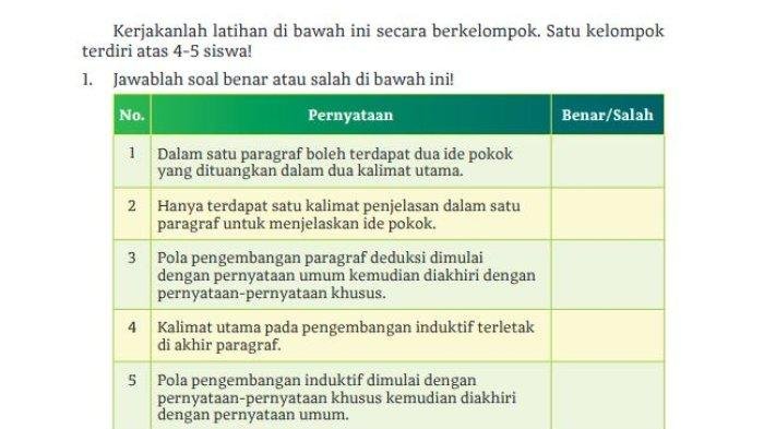 Kunci jawaban bahasa indonesia kelas 11 halaman 10