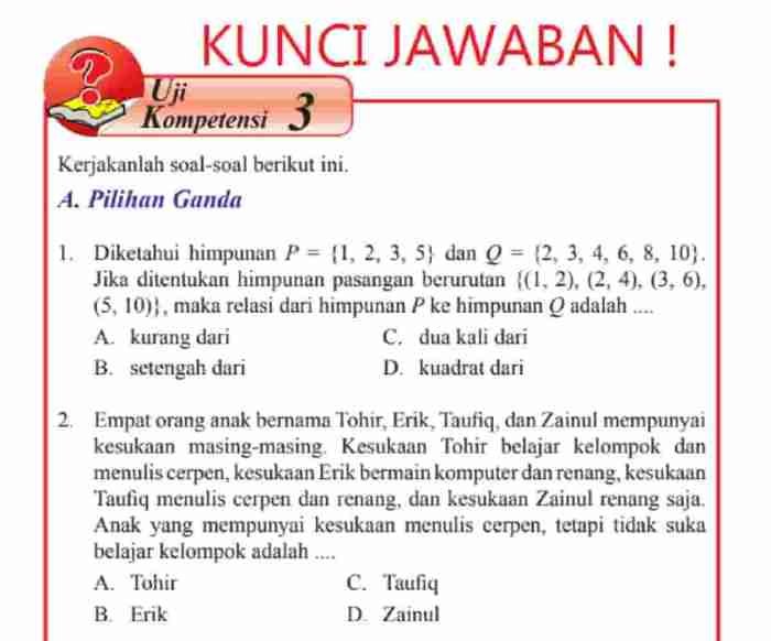 Kunci jawaban pjok kelas 8 halaman 123