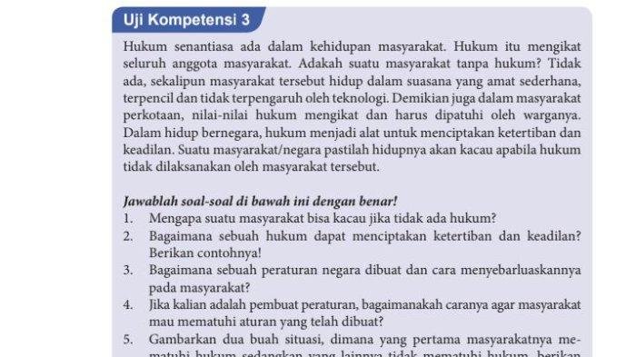 Kunci jawaban pjok kelas 8 halaman 73