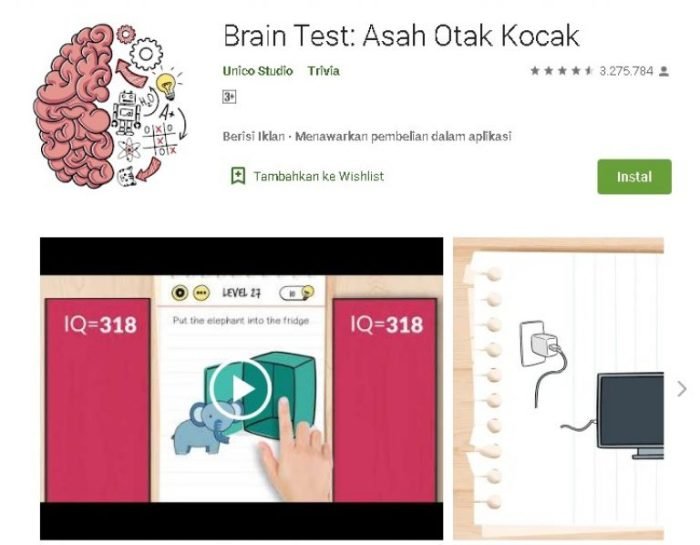 Kunci jawaban brain test
