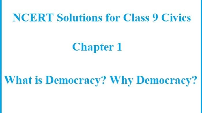 Democracy class civics explanations ncert