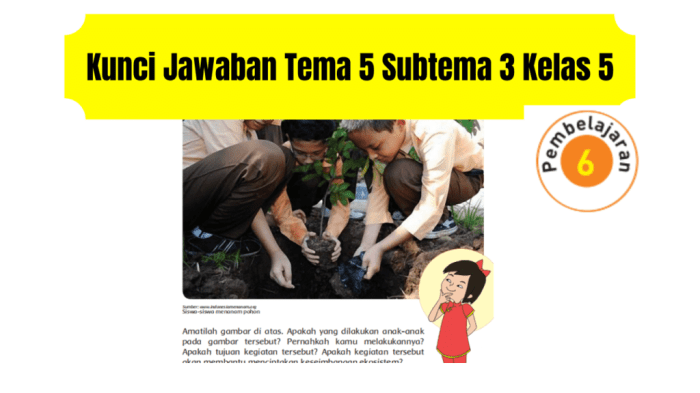 Kunci jawaban tema 5 kelas 6 halaman 3