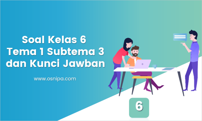 Soal pas kelas 6 semester 1 dan kunci jawaban