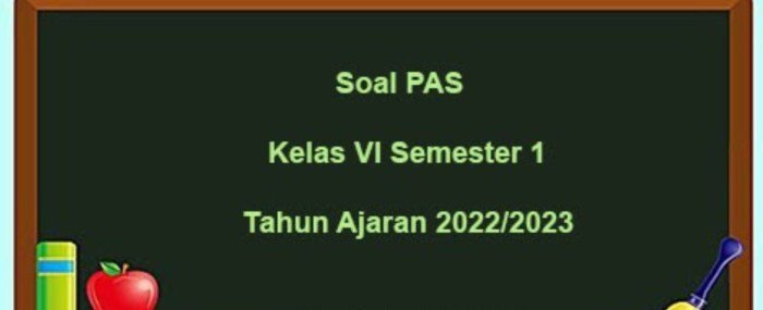 Soal pkn kelas 6 semester 1 dan kunci jawaban 2023