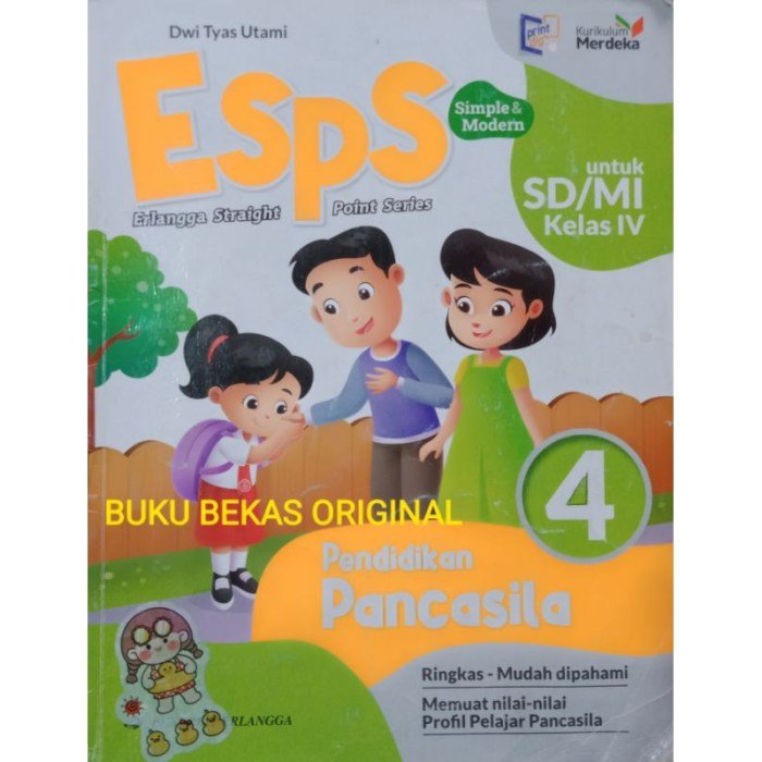 Kunci jawaban esps pendidikan pancasila kelas 4