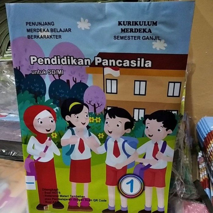 Kunci jawaban pendidikan pancasila kelas 1 kurikulum merdeka