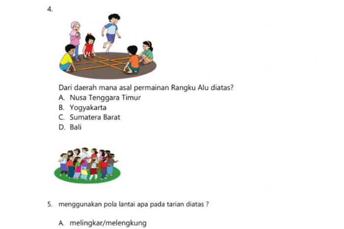 Soal sbdp kelas 5 semester 1 dan kunci jawaban