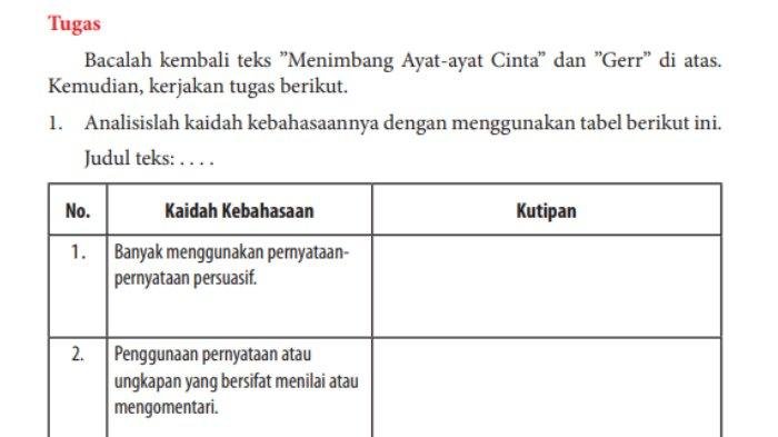 Kunci jawaban bahasa indonesia kelas