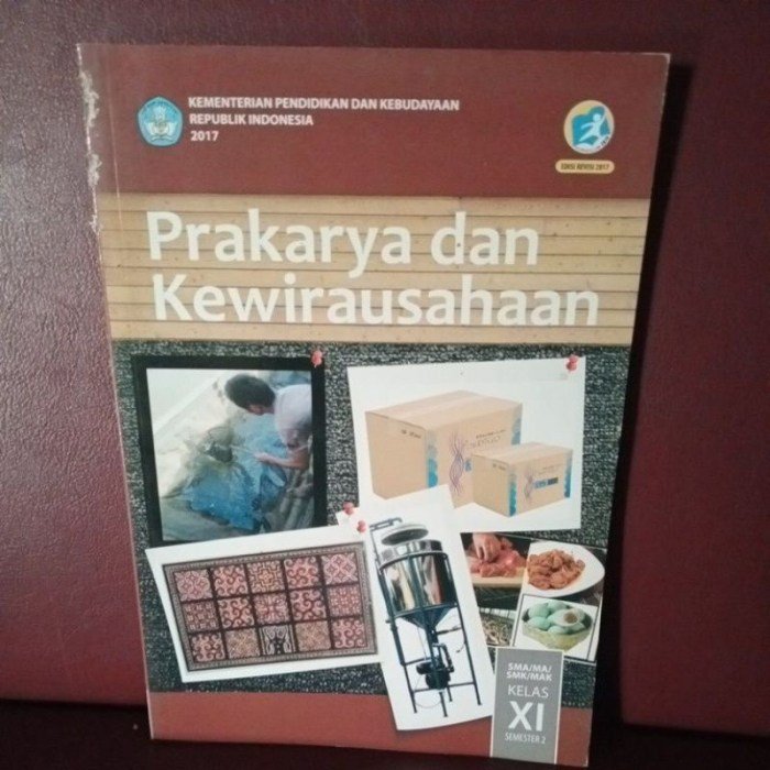 Kunci jawaban buku prakarya dan kewirausahaan kelas 11 semester 2