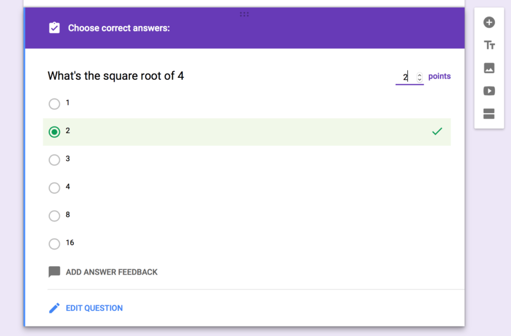 Cara membuat kunci jawaban di google form