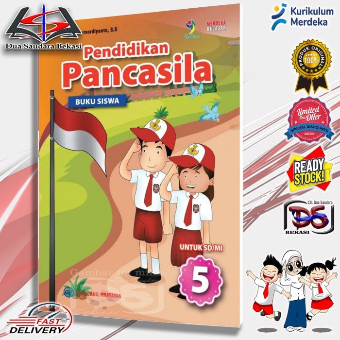Kunci jawaban pendidikan pancasila kelas 5 kurikulum merdeka