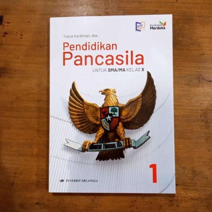 Kunci jawaban pendidikan pancasila kelas 10 kurikulum merdeka