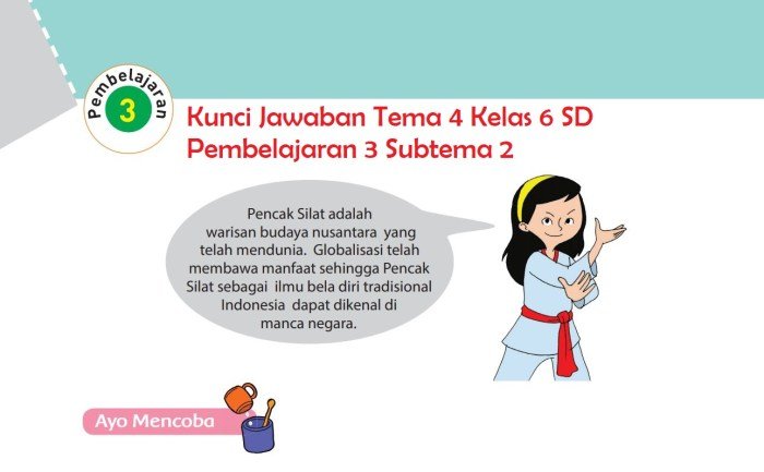 Kunci jawaban tema 4 kelas 6 halaman 70